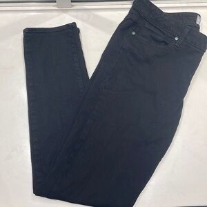 Page Denim Super Skinny Black Jeans Size 32